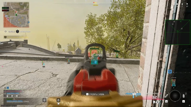 Warzone ESP player boxes and wallhack in Battle Royale